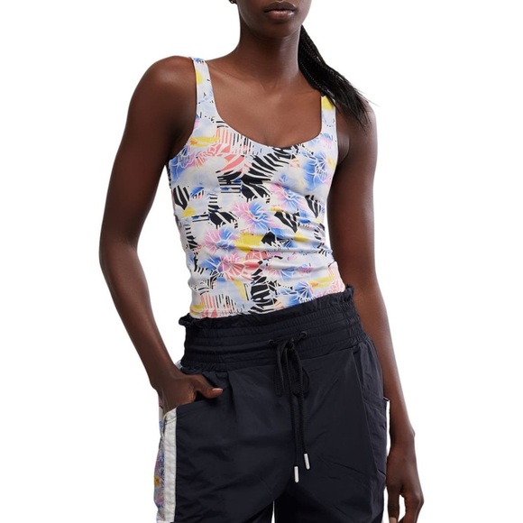 FREE PEOPLE FP MOVEMENT Never Better Long Workout Tank Top — MEDIUM — NWT - Picture 1 of 13